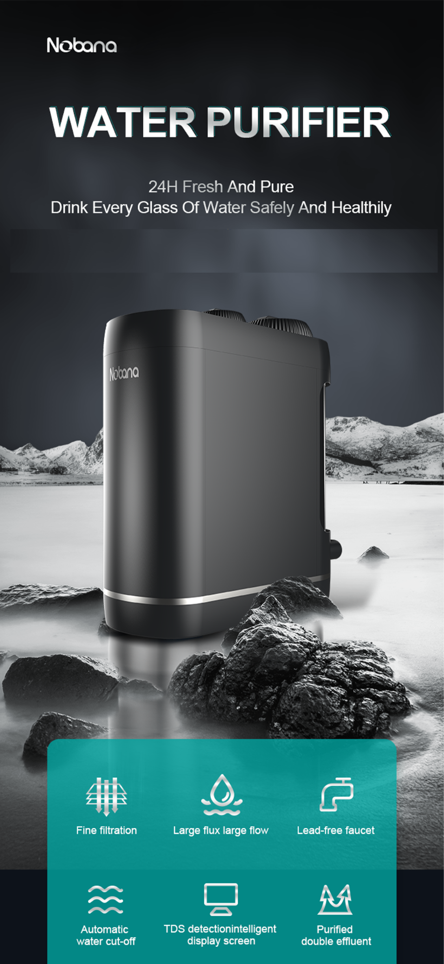RIVELO CRYSTAL — purificator de apă premium