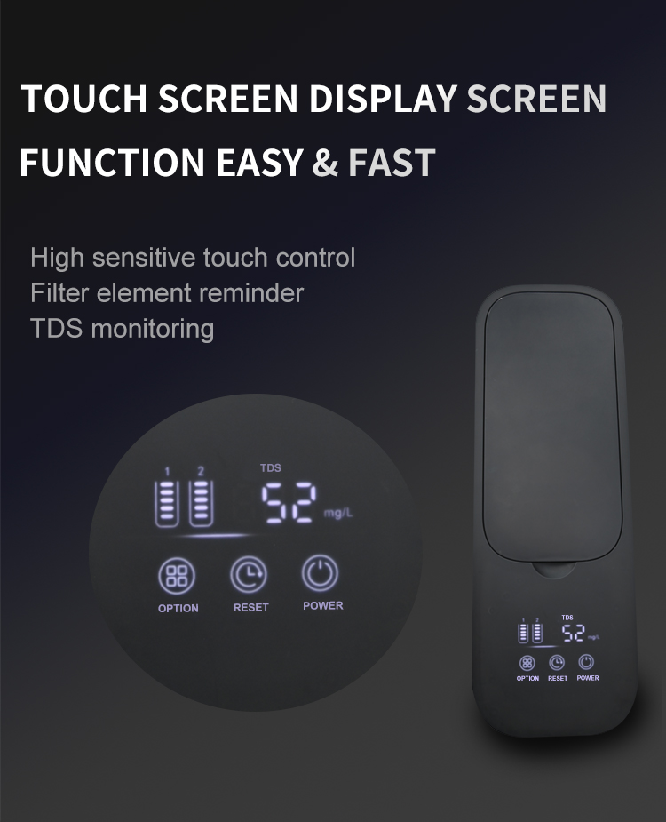 RIVELO NIXO — afișaj touch cu monitorizare TDS